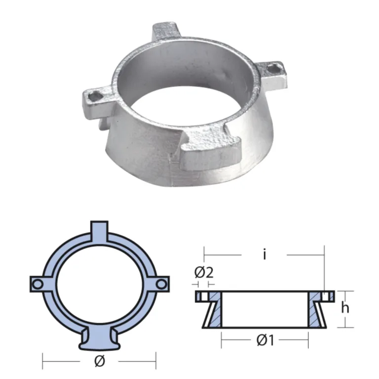 Anod Mercruiser Alpha One gen 2 i magnesium