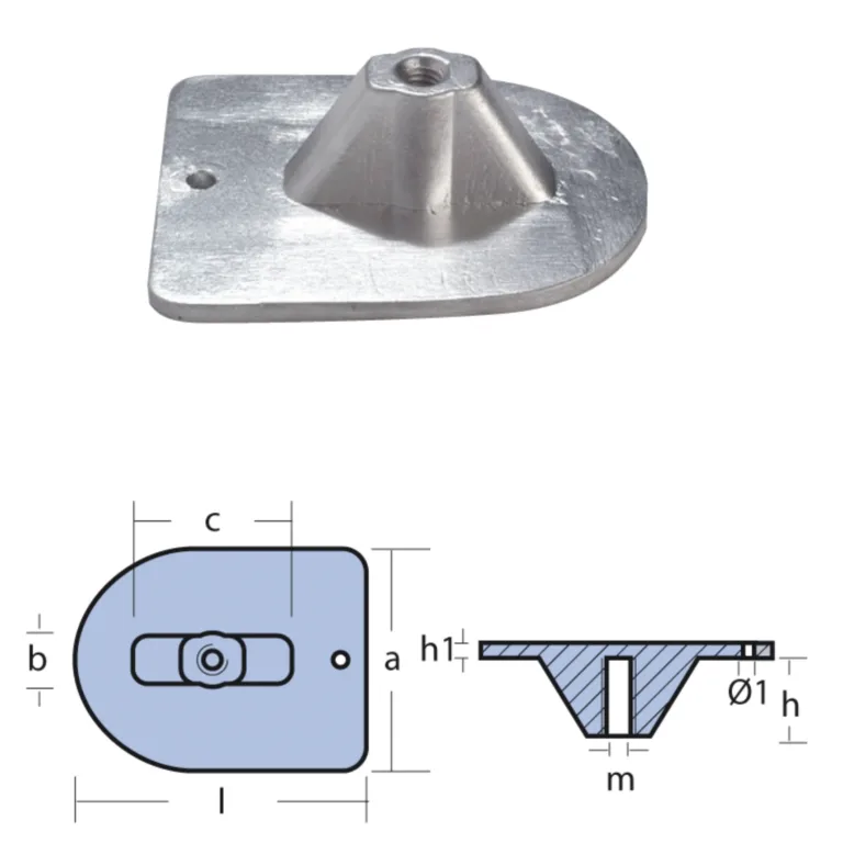 Anod till Mercury 20hk i zink