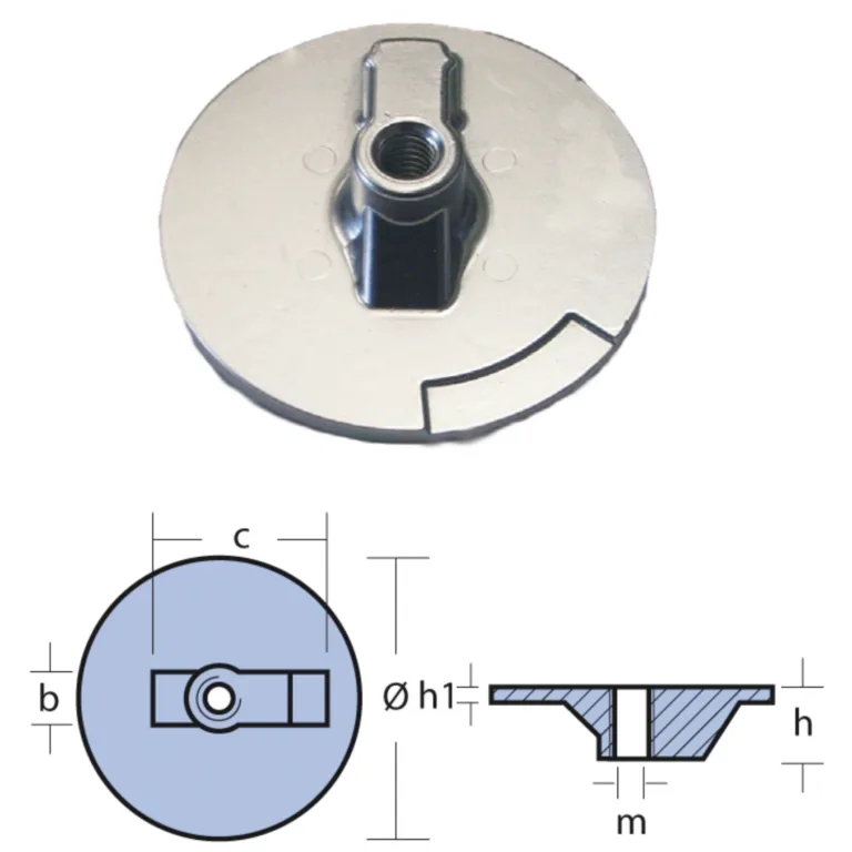 Anod Mercury/Mercruiser i aluminium
