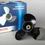 3-bl båtpropeller för Honda, stigning 10 1/2 tum