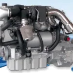 FNM Diesel inombordsmotor.