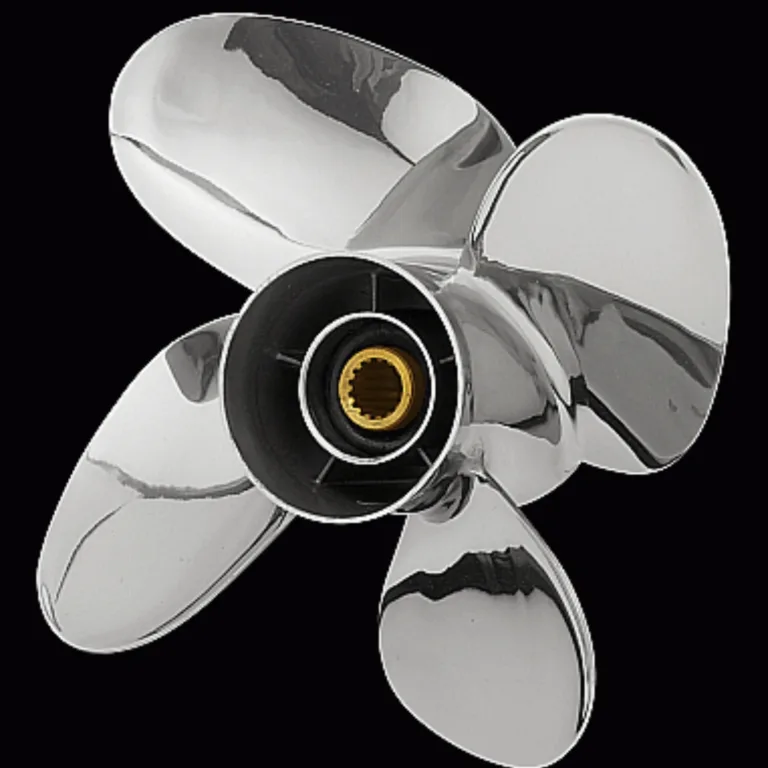 4-bl rostfri båtpropeller till Suzuki/Johnson