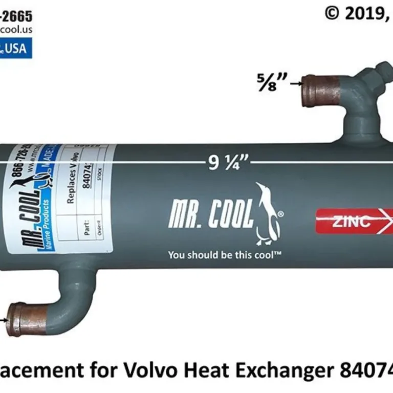 Värmeväxlare Volvo Penta (840741, 859360)